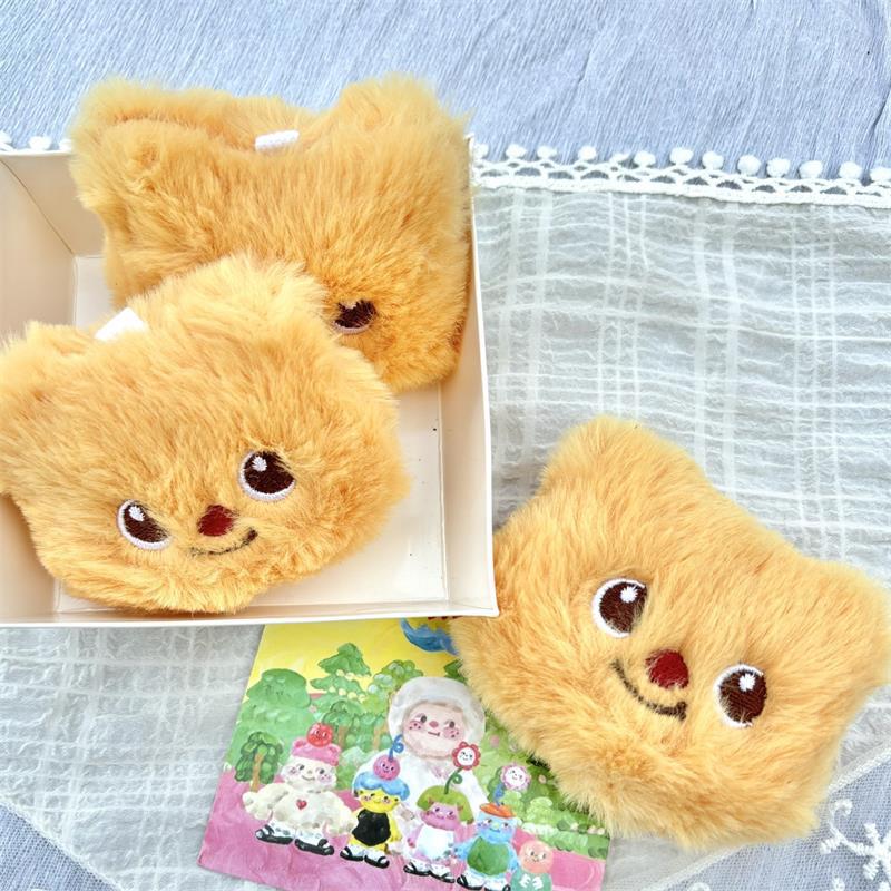 

Cute Butter Bear Squeak Plush Toy Doll Keychain Backpack Pendant Funny Bear Bag Ornament Car Keyring Accessories Couple Gift жёлтый