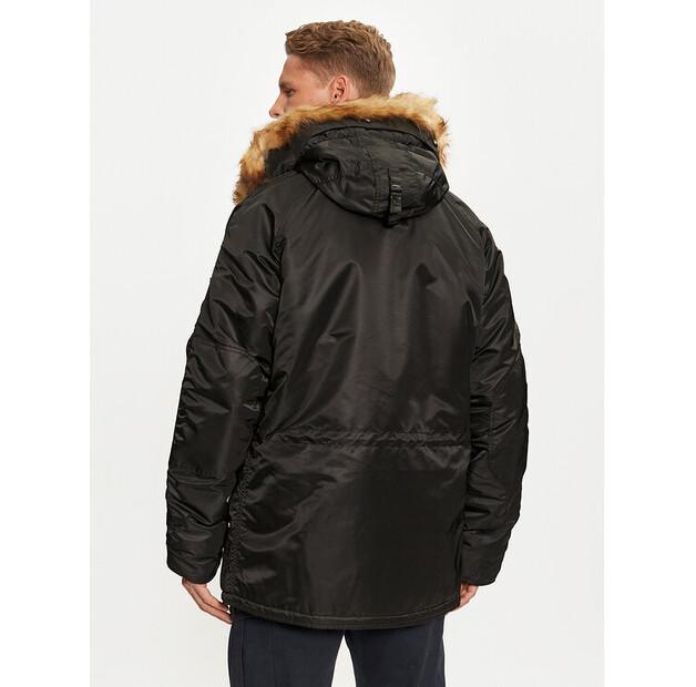 Winter Jacket Alpha Industries 103141, Black, Standard Fit