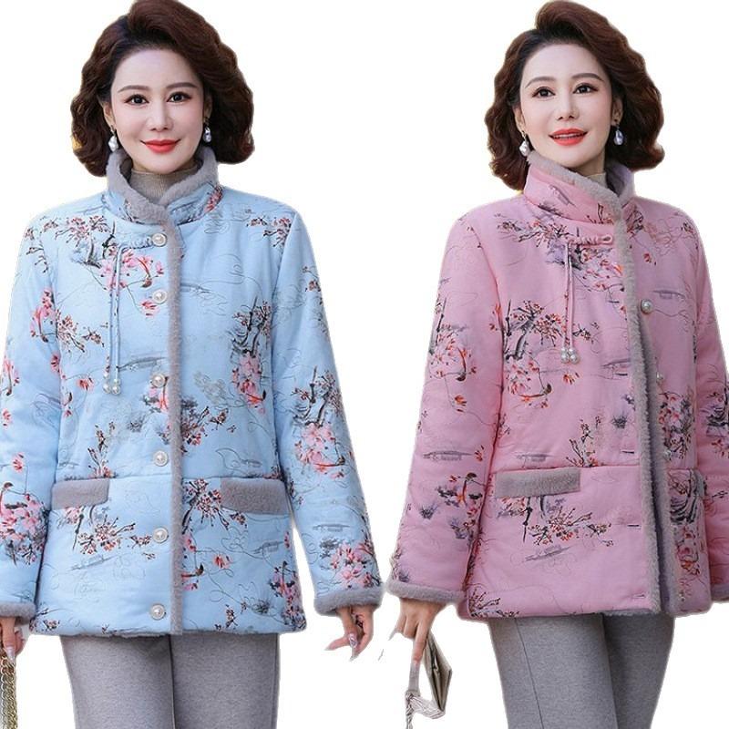 New Women's Clothing Winter Velvet Thickened Cotton-padded Jacket Women's Down Cotton-padded Jacket Warm Cotton-padded Jacket