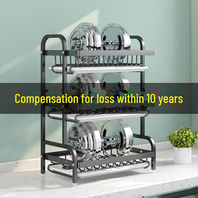 Multi-Function Kitchen Rack: Cross-Border Dish, Bowl, And Chopstick Storage