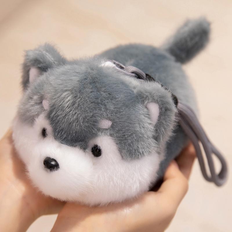 Cute Cartoon Animal Plush Toys Soft Stuffed Doll Pendant Key Chain Bear Dog Duck Kitten Lovely Gift For Girls Boys Birthday Xmas