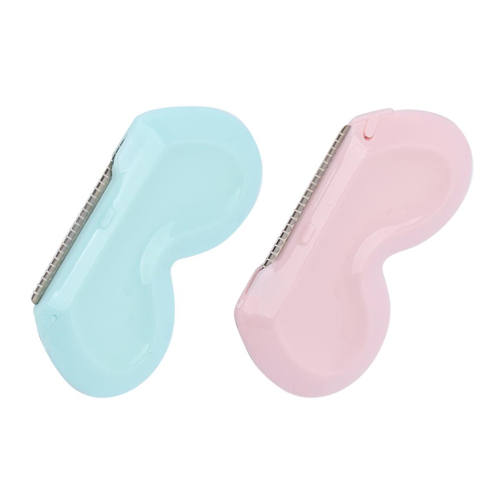 Brzytwa do przycinania brwi w kształcie serca, golarka do twarzy do modelowania brwi i usuwania włosków z twarzy