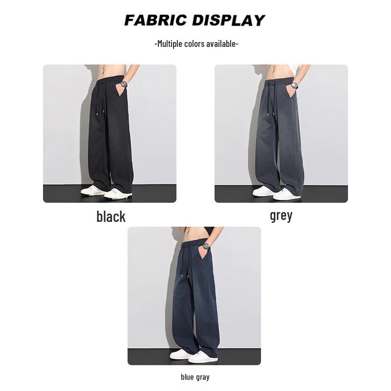 VUUG Men's Tencel Blend Casual Straight-Leg Pants