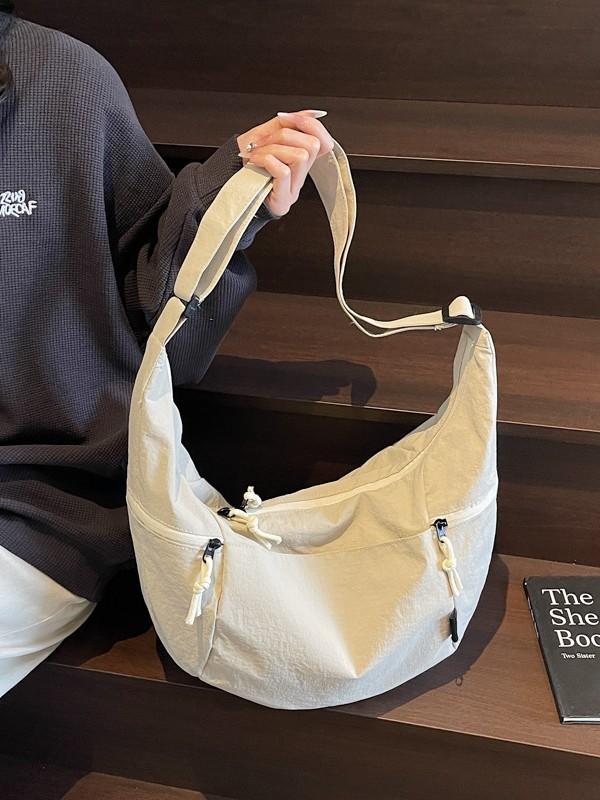 Urban Style Nylon Duffle Bag With Multiple Compartments For Men And Women