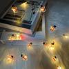 2meters 20lights Christmas String Lights Santa Claus Snowman Snowflake LED Light String Christmas Party Supplies Xmas Home Decor