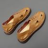 Luxury Handmade Summer Shoes Brand Designer Casual Sandals Classic Slip On Outdoor Men Sandals Leather Comfy Walking Sneakers