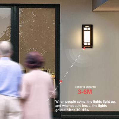 Wall Light Presence Sensor Lamp Waterproof AC85-265V Outdoor Lights LED Lights For Room Outdoor Garden Street Lamp Porch Balcony