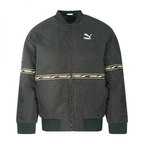 Puma Mens Checked Heavyweight Bomber Jacket