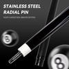 OKHEALING Carbon Fiber Pool Cue Black Technology Billiard Cue Sticks 11.8mm Tip Radial Pin Joint 147cm/58inch Length 19~20oz Weight