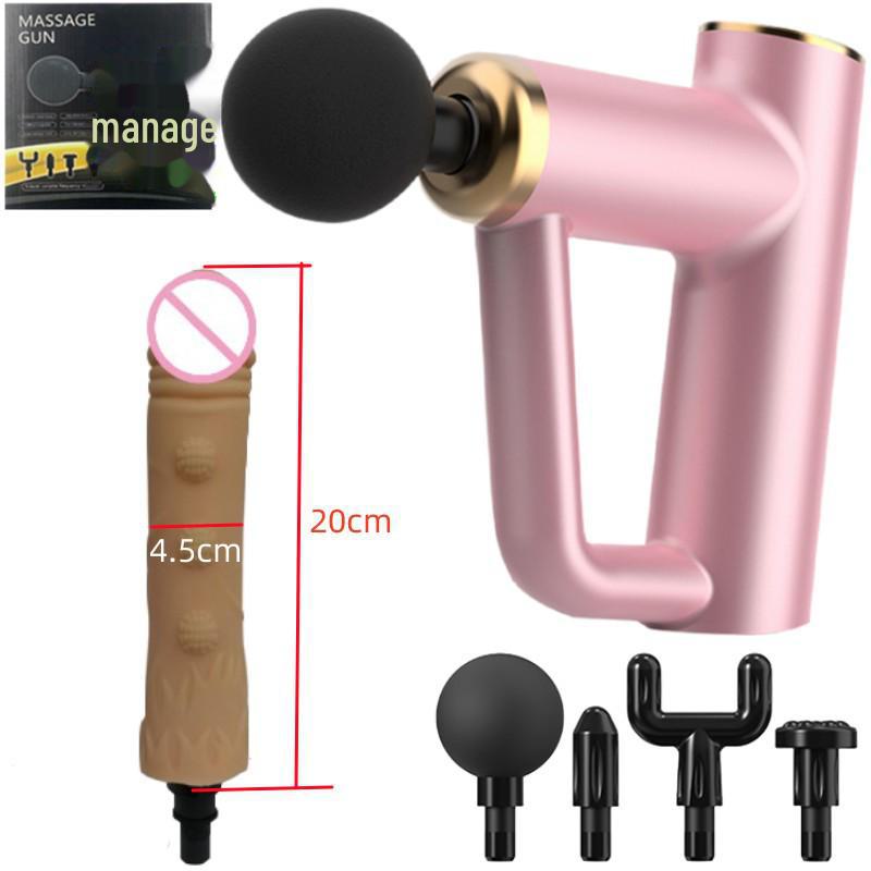 Multi-Function Massage Gun Adapter Kit with Silicone Heads for Adults