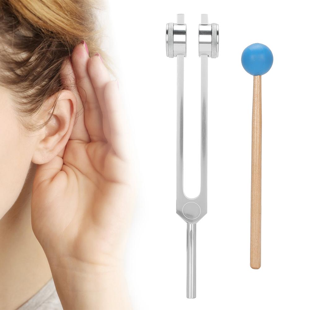 Aluminum Alloy 126.22Hz Frequency Tuning Fork Yoga Meditation Tuning Energy Fork With Hammer