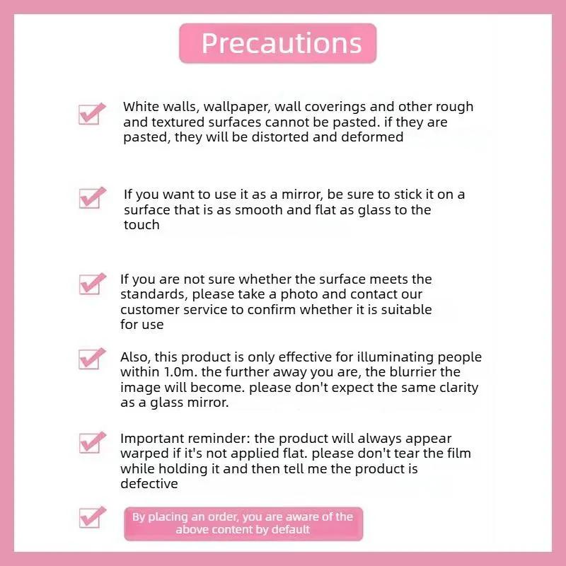Self-Adhesive Mirror Sticker, 20 × 40 Inch Soft Glass Mirror, for Glass Doors & Home Use, Full-Length Instagram-Style Bedroom Reflective Film