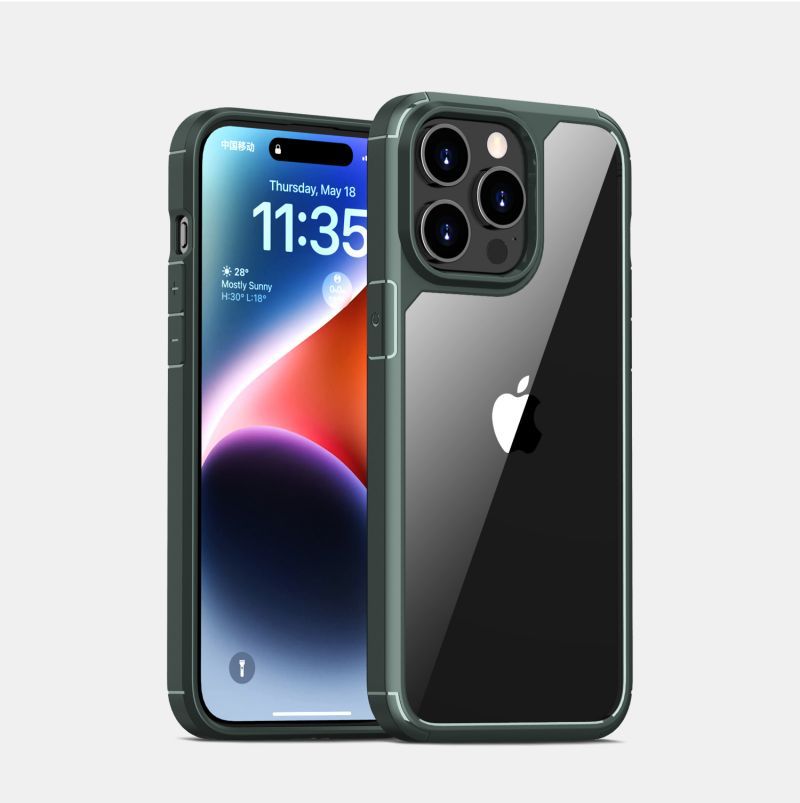 Suitable for Apple 15 Phone Case, Transparent Anti-drop IPhone15promax Protective Case 16plus Case