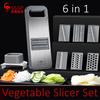 LFGB Certificate 420 Stainless Steel Blade Magic Chopper Magnetic Suction Back Slicer for Potato Cucumber Carrot Garlic Crusher