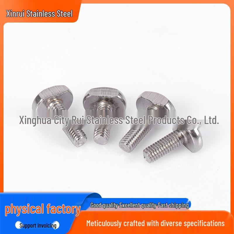 M8 European Standard Type 304 Stainless Steel T-Slot Bolt for Aluminum Profiles Photovoltaic