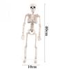 2pcs/set Halloween Skeleton Decorations Plastic  Human Bones Props for Party Home Ghost Theme Playful Couple Ghost Bride Groom