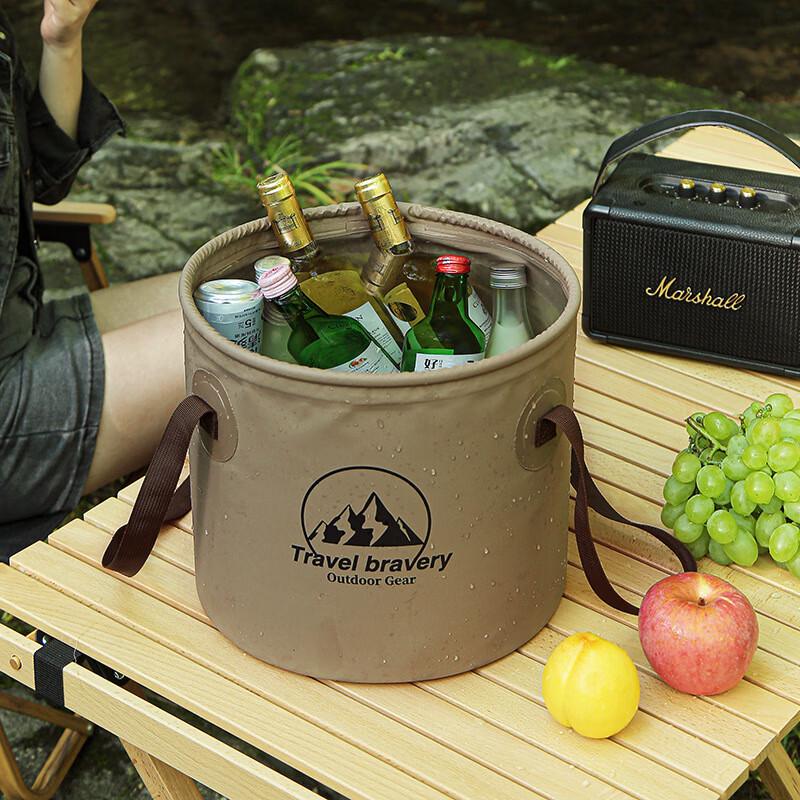 COCIVIVRE Portable Folding Camping Water Bucket