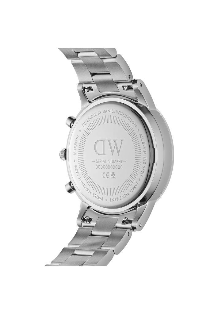 Year Daniel Wellington Iconic Chronograph 42 Link S Black Sunray Brand Watch Watch Mechanical Automatic Luxury Watch Gift Present [Official Shop/2