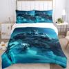3pcs Icy Armor Fantasy Warrior Home Decor Bedding Set-Perfect for Bedroom, Guest Room, Living Room, Hotel, Holiday Gift, Fans, Travel, Daily