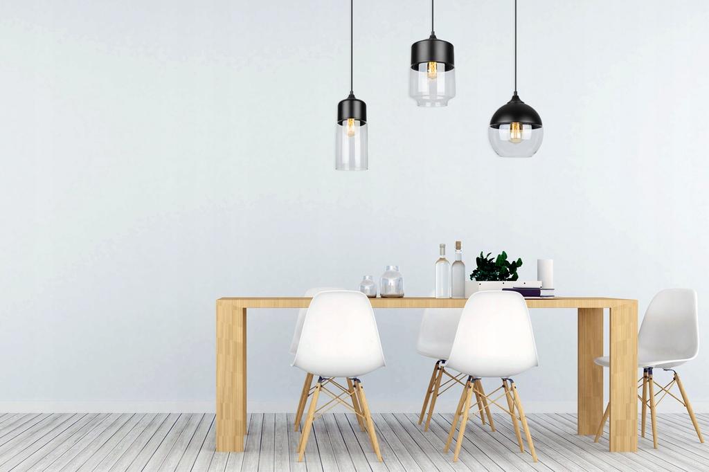 HANGING CEILING LAMP, GLASS LAMP SHADE