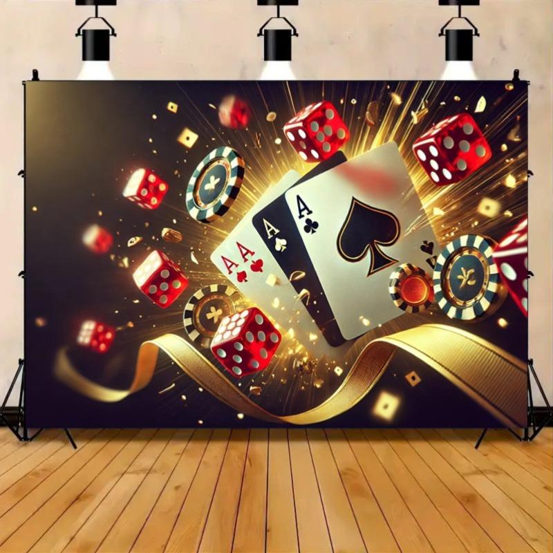 Lollipop Candy Paradise Photography Background Cloth - Fantasy Dessert Shop with Ice Cream Castle, cupcakes, and macarons 180X110