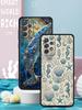 Blue Ocean Fish Phone Case for Samsung Galaxy A55 A35 A15 A14 A13 A25 A54 A51 A71 A72 A73 A32 A52 A41 5G Soft TPU Shell Fundas