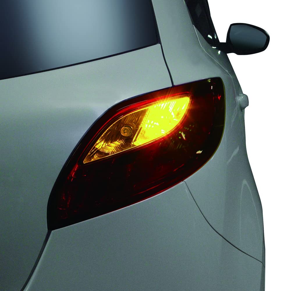 PIAA Car Halogen S25 Double Mirror Vehicle Inspection Compatible with Imported Pack of Cornering/Backup Bulbs, Orange, Orange, Compliant, Vehicles,