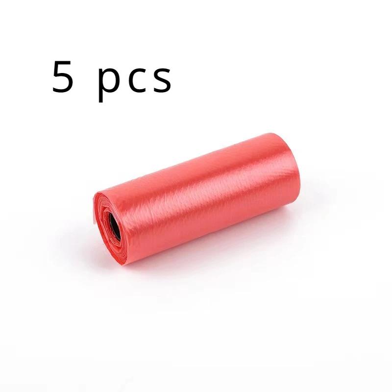 5 Stück Hundebeutel Haustier Kot Abfallbeutel Umweltfreundlich Auslaufsicher Hundebeutel Auslaufsichere Hundeabfallbeutel für Outdoor Haustierbedarf