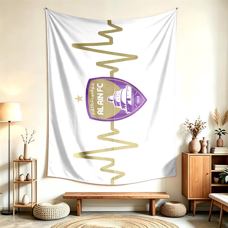 Al Ain FC (1) Tapestry Suitable For Decorating Homes Dorms And Bedrooms Soft To The Touch And A Perfect Gift For Friends And Family