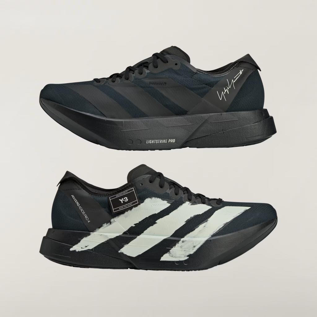 JR6655 adidas Y-3 Adios Pro 4 Nero Bianco Sporco (Uomini)