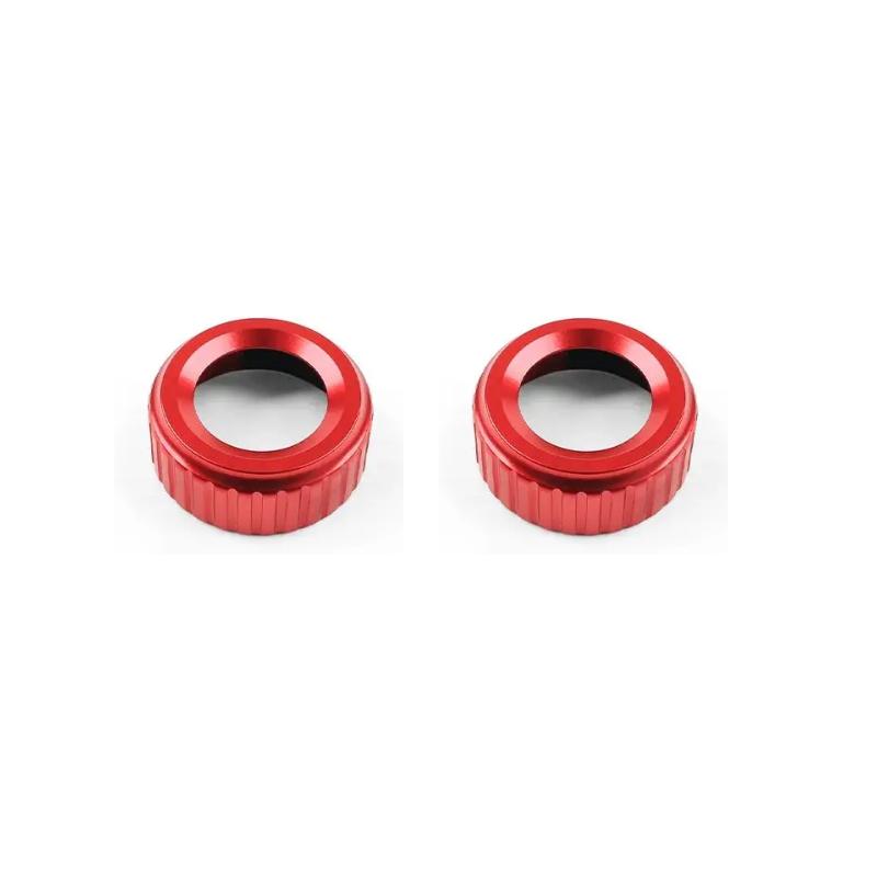 For Hyundai KONA SX2 LHD Red Interior Trim  Window Button/Door Bowl Cover/Front Water Cup Holder/Steering Wheel Decoration