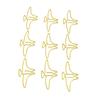 Lot de 100 trombones antidérapants en métal, petits marque-pages décoratifs en forme d'animal mignon