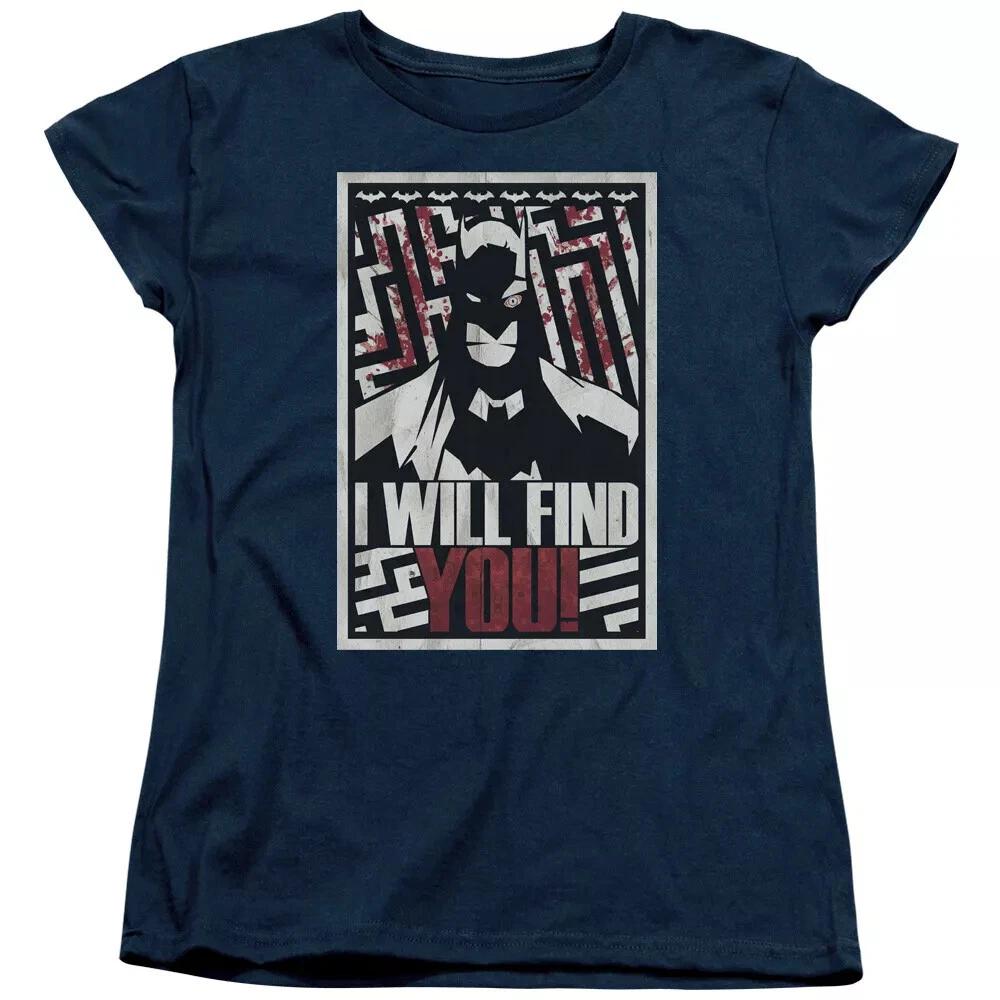 Batman  I Will Find You  Women s T-Shirt M