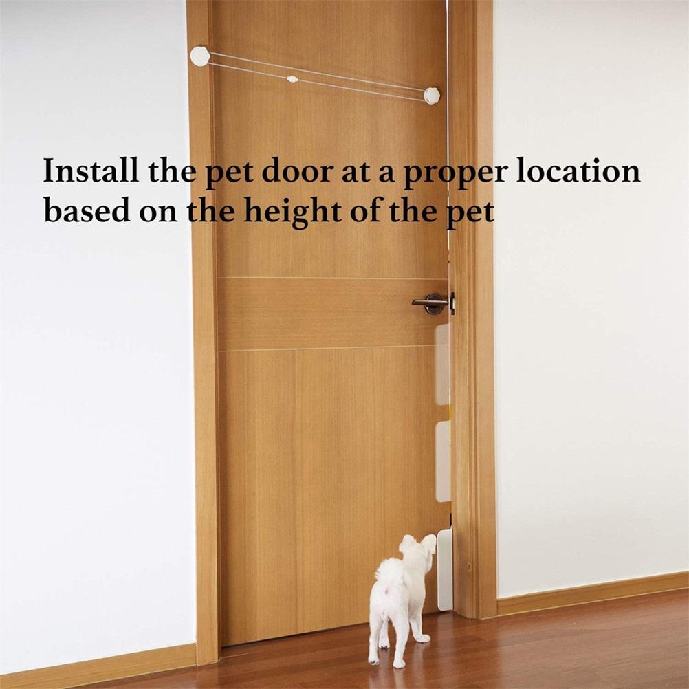 Pet Door Stopper Adjustable Door Strap Pet Gates Cat Door Free Access for Cats Dogs