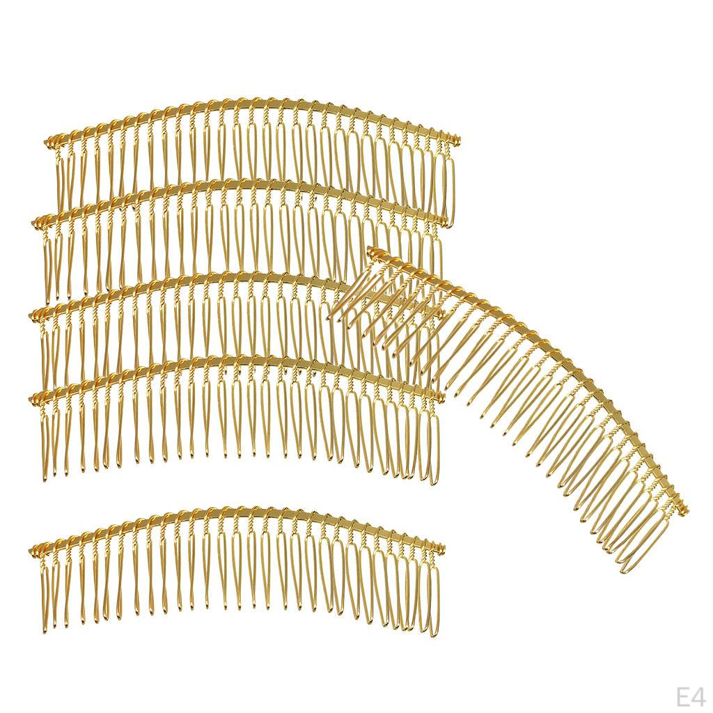 Hair Clips Side Combs Barrette Findings For DIY