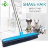 Rubber Broom Pet Hair Lint Removal Device Telescopic Bristles Magic Clean Sweeper Squeegee Scratch Bristle Long Push Broom Soft