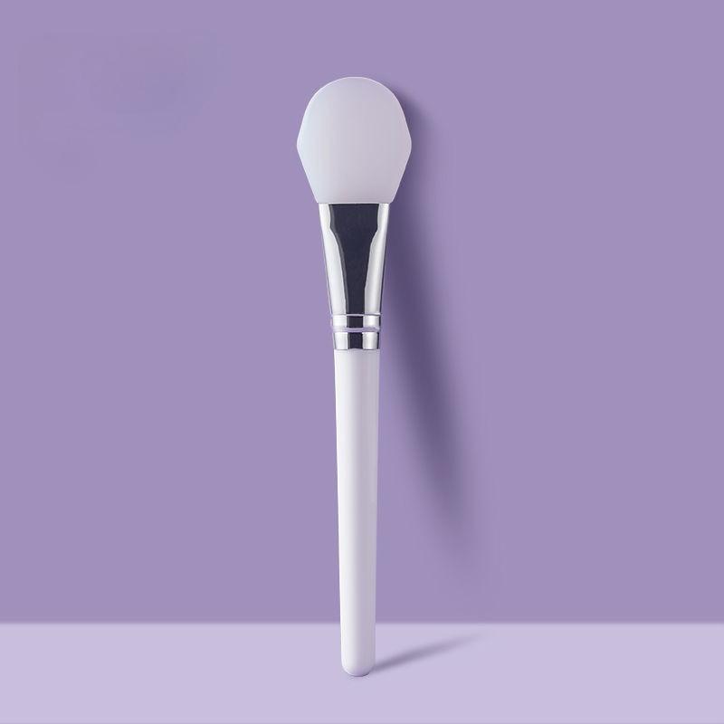 Maske Çubuğu için Çift Başlıklı Çift Kullanımlı Yüz Maskesi Fırçası, Çamur Maskesi Uygulamak için Kaşıklı Yüz Maskesi Fırçaları Silikon Yüz Güzellik Aletleri