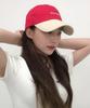 Tueseupis Two-Tone Ball Cap (Red-Beige)