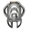 Ergonomické zařízení pro mužskou cudnost Stealth Lock z nerezové oceli, klec na penis, zámek na penis, erekční kroužek, pás cudnosti, S057