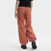 Fila X MAISON KITSUNE Original Fashion Stretch Simple Comfortable Woven Cool Wide Leg Casual Pants Women Pants Dusty-Pink F11W529803F-RD