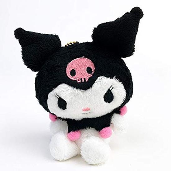Nakajima Corporation Sanrio Fluffy Plush Kuromi Mascot 147950-20