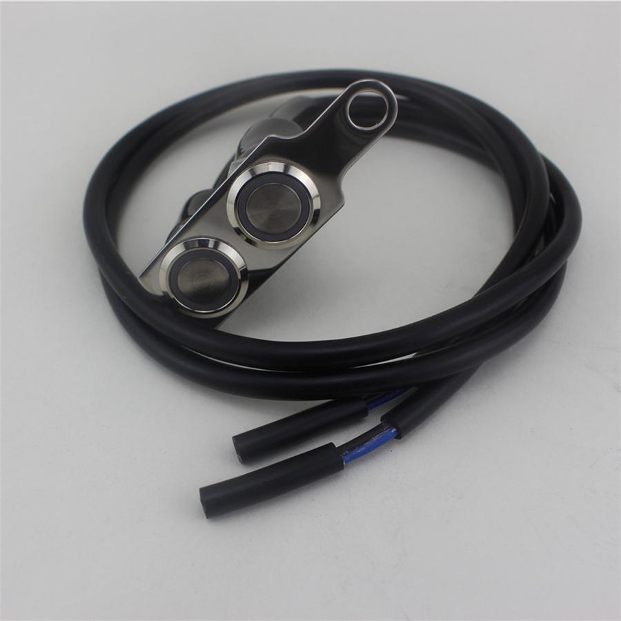 Waterproof CNC Motorcycle Handlebar Headlight Hazard Fog Light Switch On-Off 12V