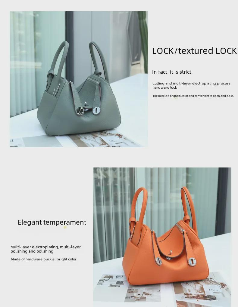 2025 Vielseitige Sommer-Arzttasche aus Lindy-Rindsleder: Damen-Schulterhandtasche aus echtem Leder