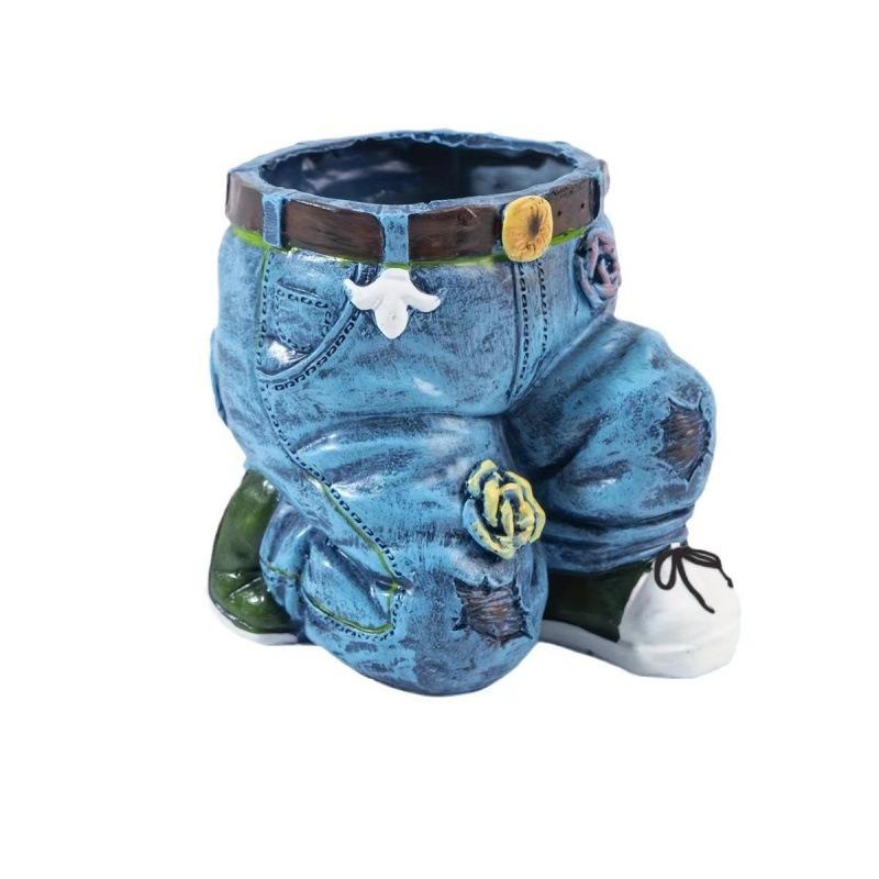 American Country Garden Art Jeans Garden Decorativ ghiveci de flori Plant Rasin Craft Ornament