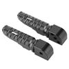 Pair of Rear Foot Pegs Aluminum Alloy Modified Pedals Fit for Kawasaki Ninja 250 Z800 Z650 Z900 Z1000SXBlack