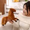 Simulation Pony Doll Plush Toy White Dragon Horse Black Horse Doll Doll Children Cognitive Model Toy