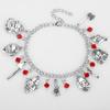 Horror Charms Bracelet Halloween Figure Pendant Bangles Bracelets for Women Men Jewelry Collection Gift