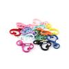 5Pcs/Lot Colorful Metal Heart Lobster Clasp Hooks Key Rings Connectors for DIY Keychain Jewelry Making Findings Accessories