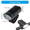 Bright LED Rechargeable Bike Light 3 Light Modes Waterproofs Road Bicycles Light Front Headlight Easy to Install