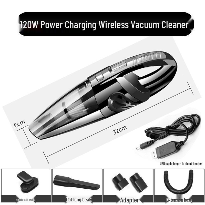 Wireless Handheld Vacuum Cleaner for Desktop, Car, and Home - Powerful Suction, Rechargeable